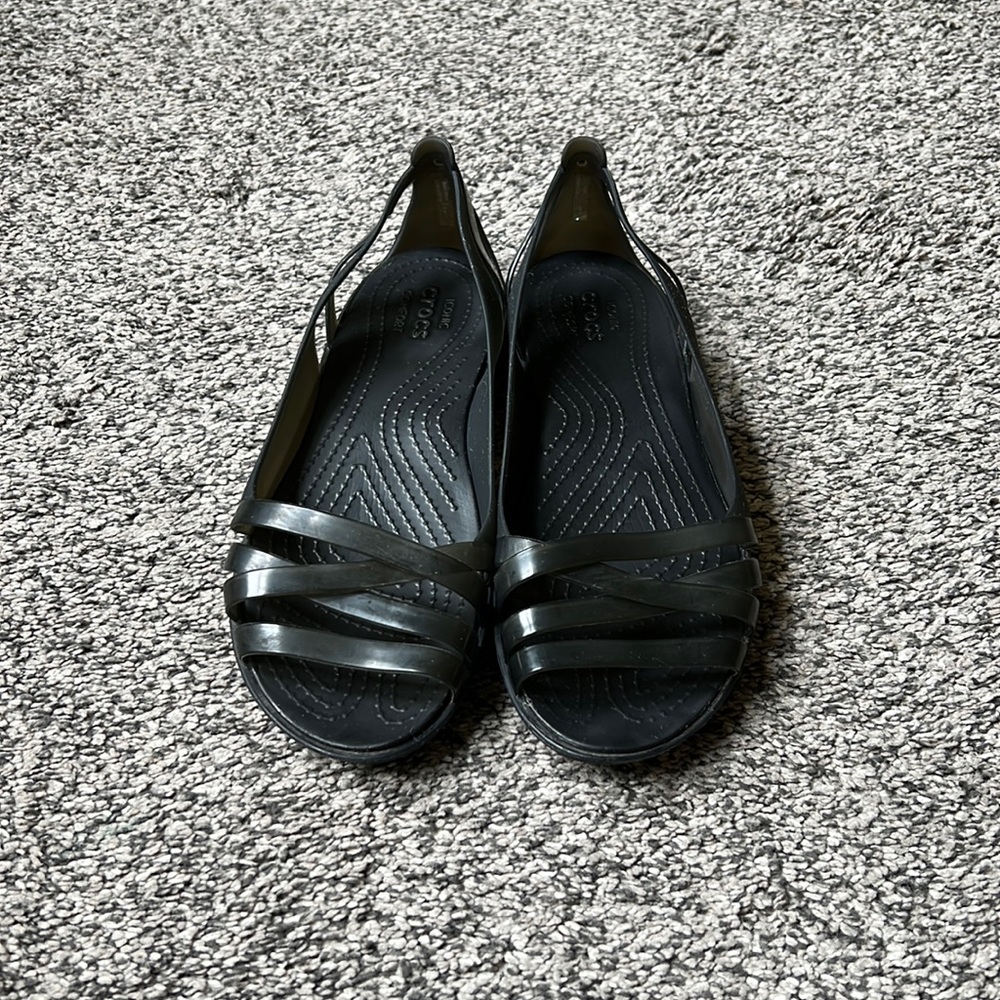 Crocs flats EUC size 8